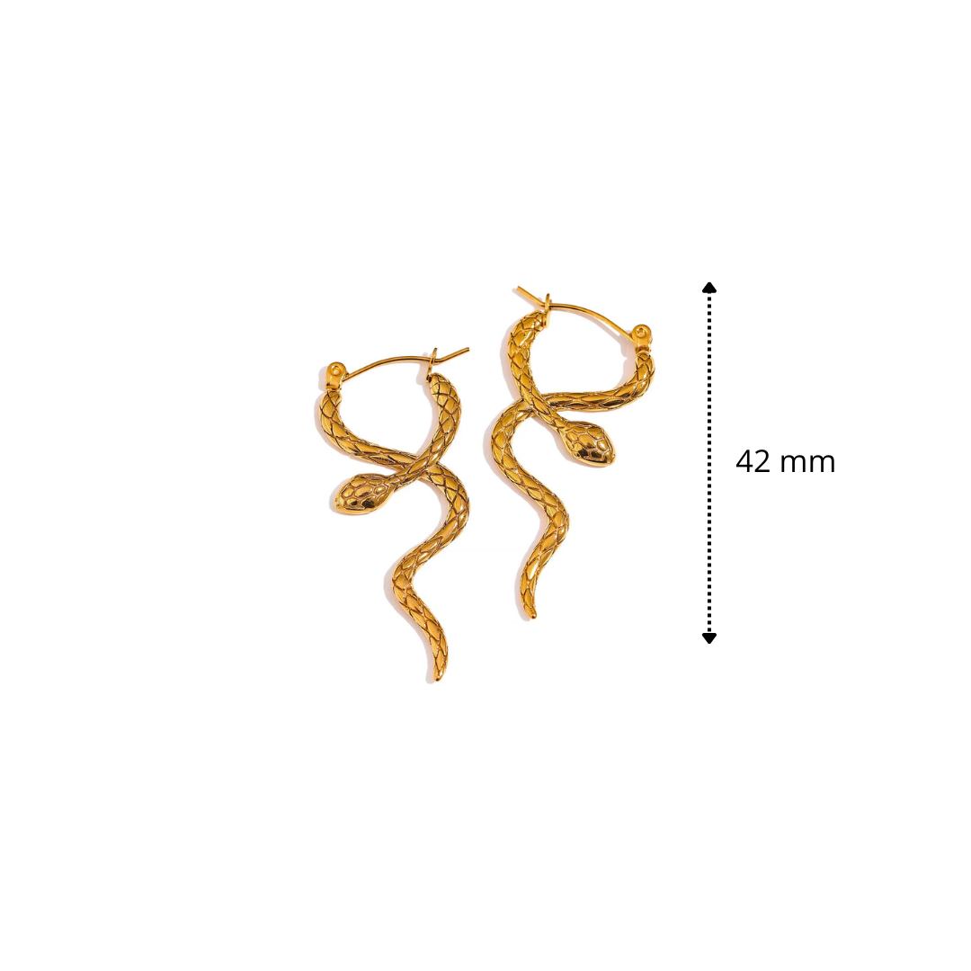 Pendientes de serpiente