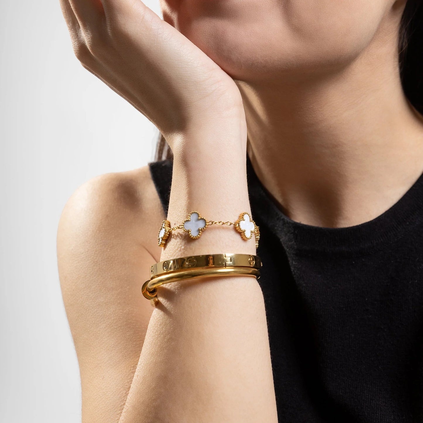 Pulsera trébol 4 hojas